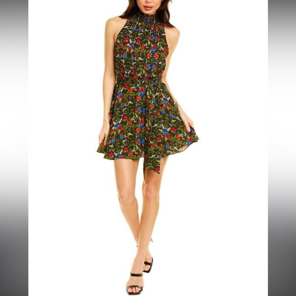 Alice + Olivia High Neck Mini Dress – Size Small